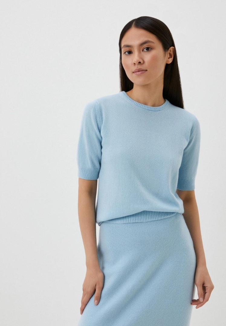 Футболка из кашемира "Шепот Неба"