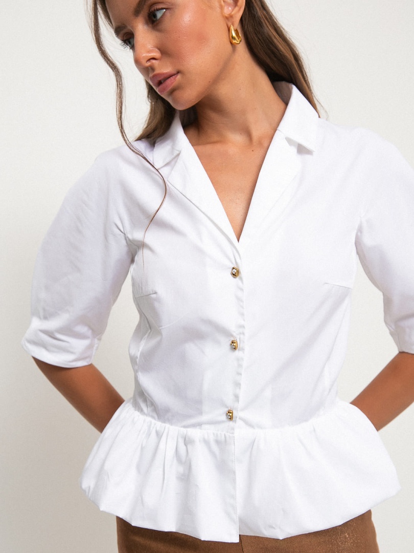 Блуза с баской