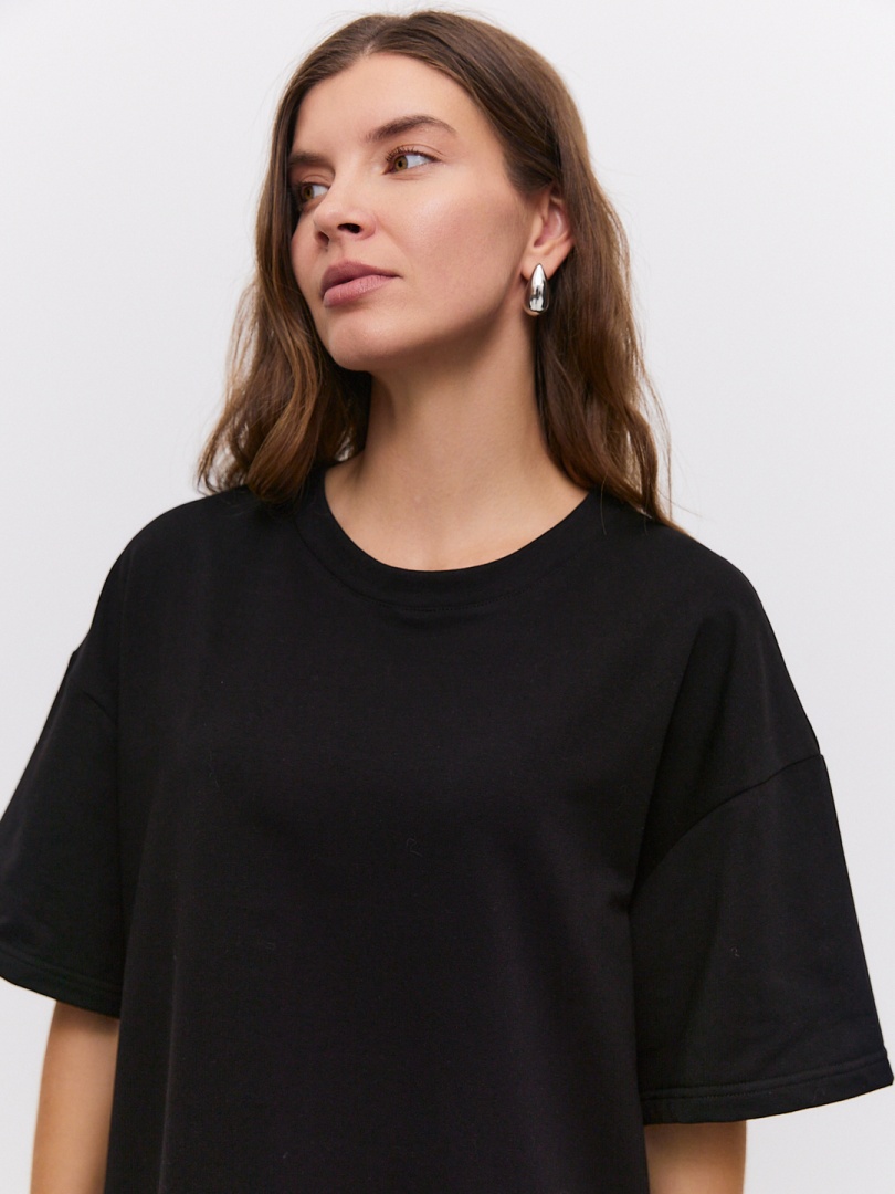 Футболка оверсайз черная