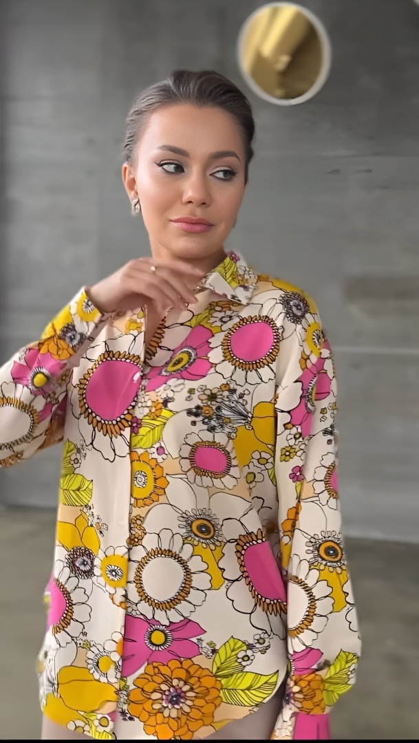 Рубашка "Цветы"