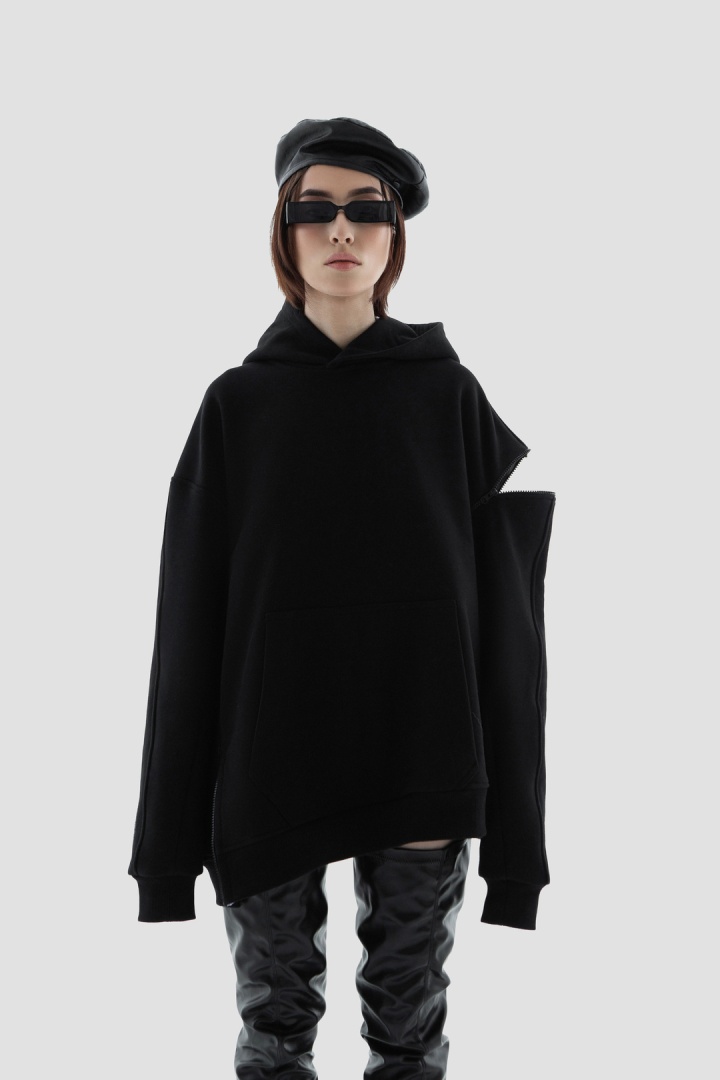 Худи Hoodie Zipper Black