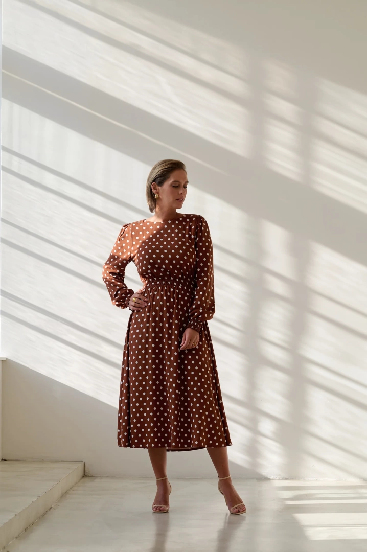 Розалин, принт "горох"