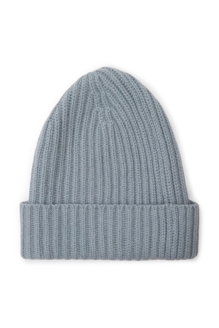 Шапка бини из кашемира "Темный Жемчуг"