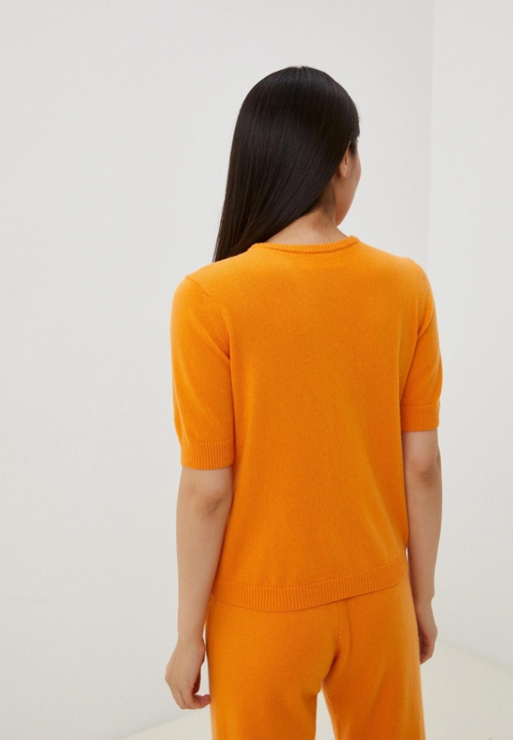 Футболка из кашемира "Сочный Абрикос"