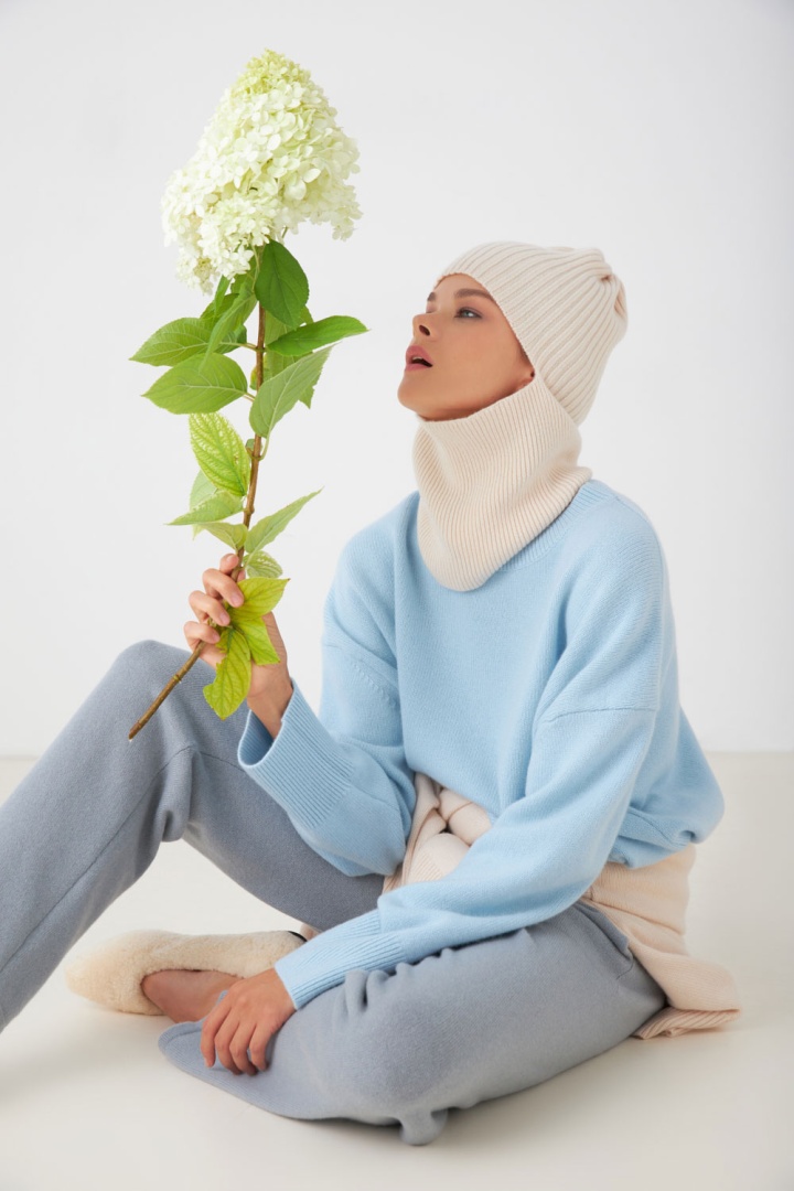 Брюки из кашемира "Темный Жемчуг"