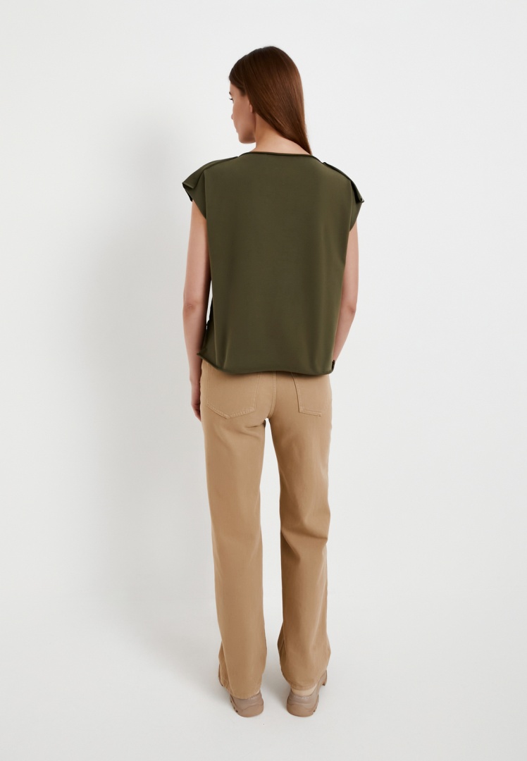 Футболка Квадрат хаки