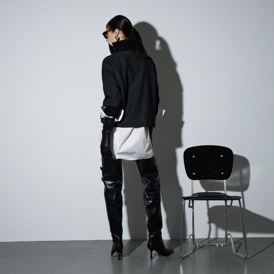 Джемпер с элементами в стиле "Авангард"