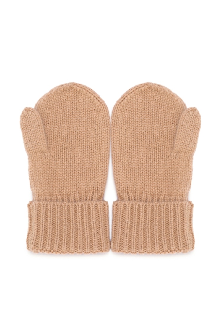 Варежки из кашемира детские "Кремовый Латте" Варежки из кашемира детские "Кремовый Латте"