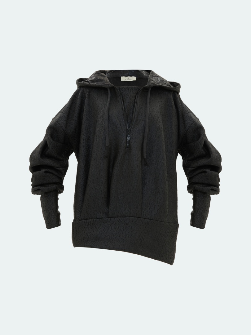 Дизайнерское худи на байке с капюшоном