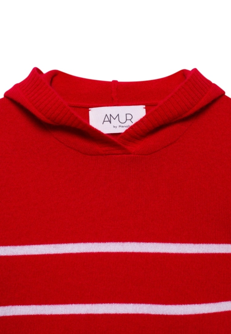 Худи из кашемира детское "Вишня с Пломбиром" Худи из кашемира детское "Вишня с Пломбиром"