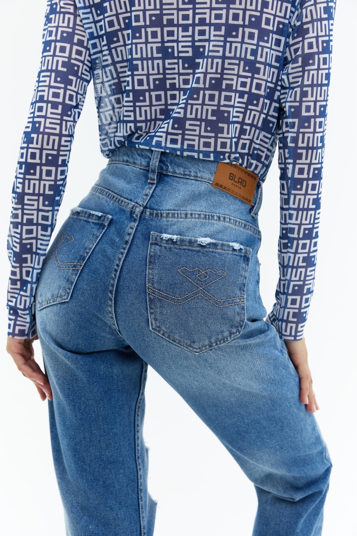 Джинсы 224 Sky Marble Premium Grunge