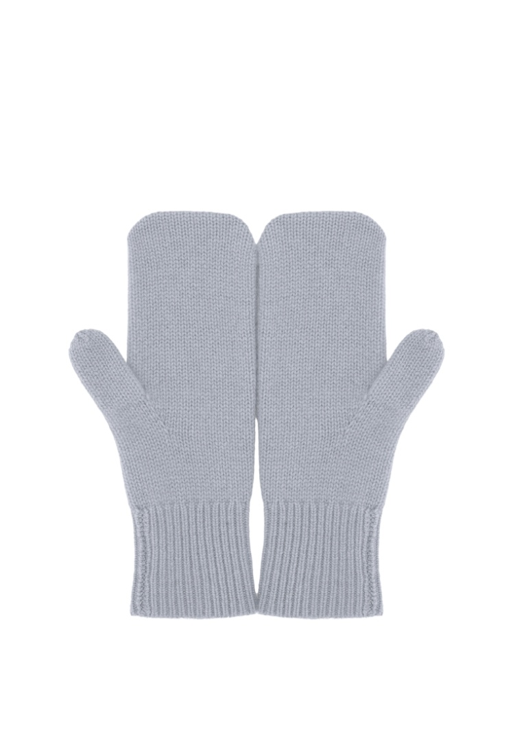 Варежки из кашемира "Темный Жемчуг"