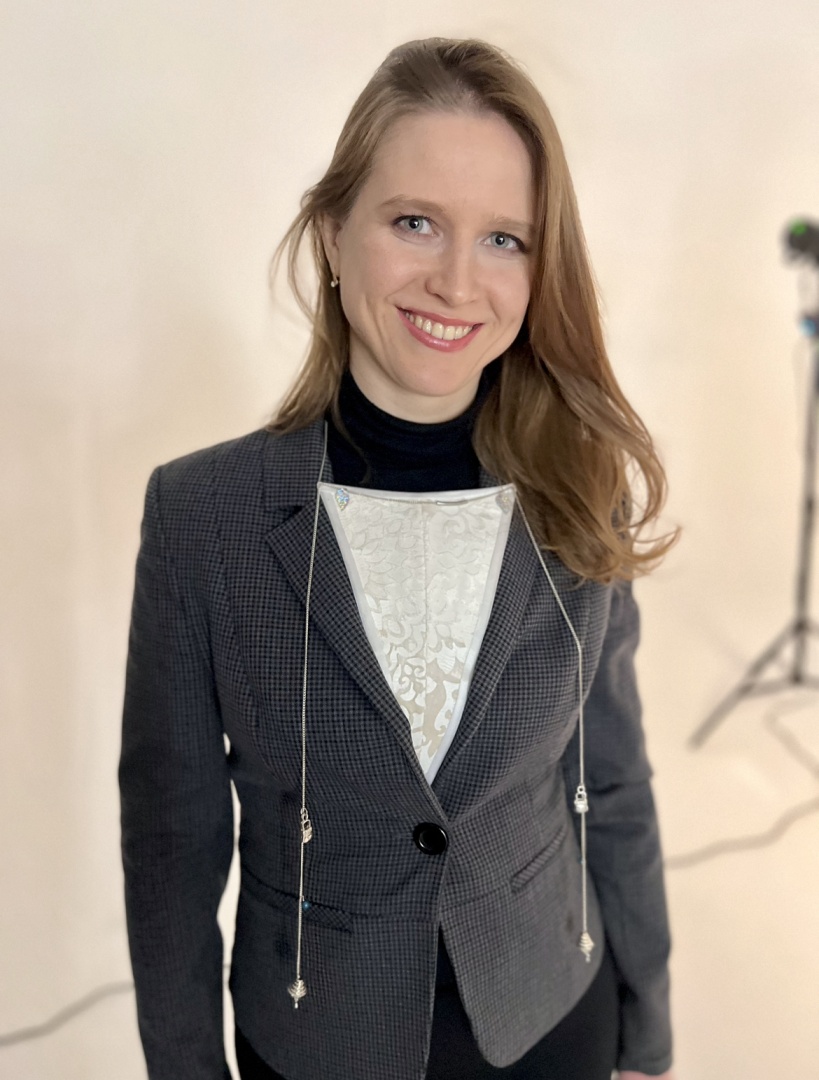 Серый двусторонний галстук