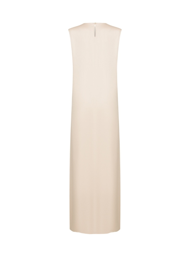 Платье длинное из шелкового бамбука "Легкий румянец на Игристом" Платье длинное из шелкового бамбука "Легкий румянец на Игристом"