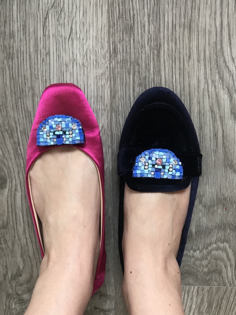 Съемные украшения для обуви "Мозаика