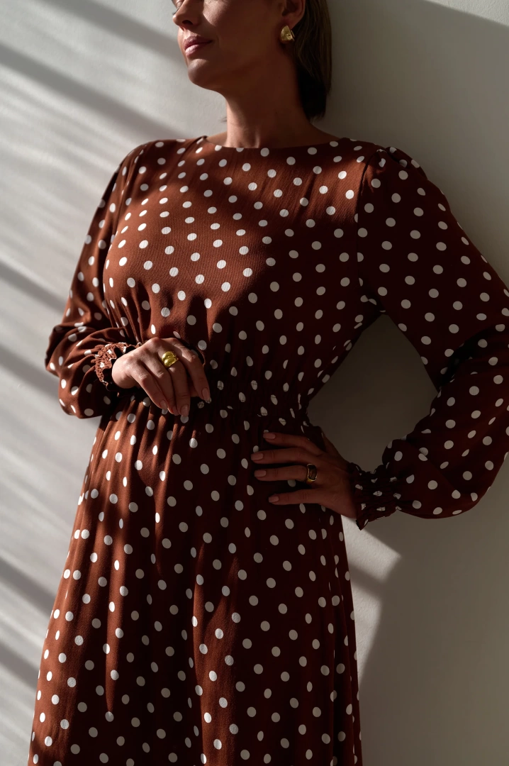 Розалин, принт "горох"