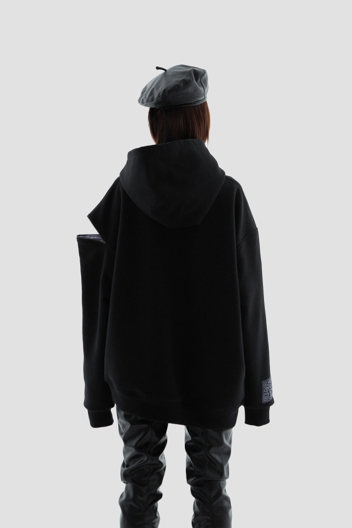 Худи Hoodie Zipper Black