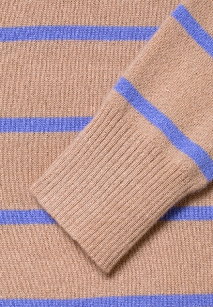 Худи из кашемира детское "Латте с Васильками" Худи из кашемира детское "Латте с Васильками"