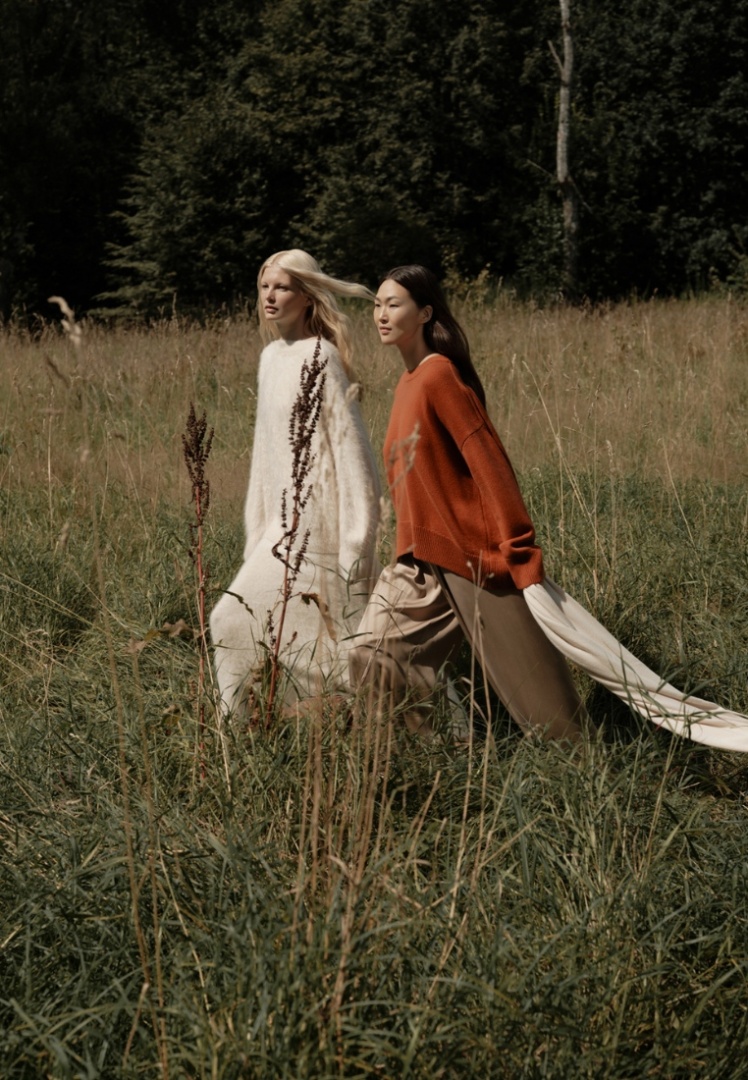 Свитер из кашемира "Терракотовый Закат"