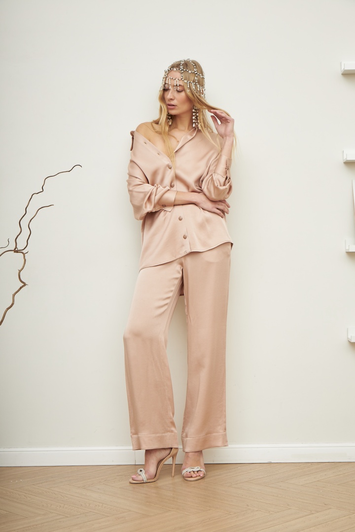 Костюм пижамный цвета "Теплый песок"