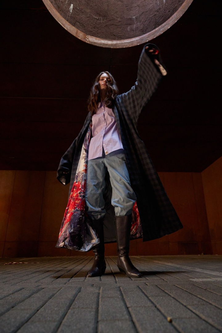 Шлафрок в крое кимоно "Новый Авангард"