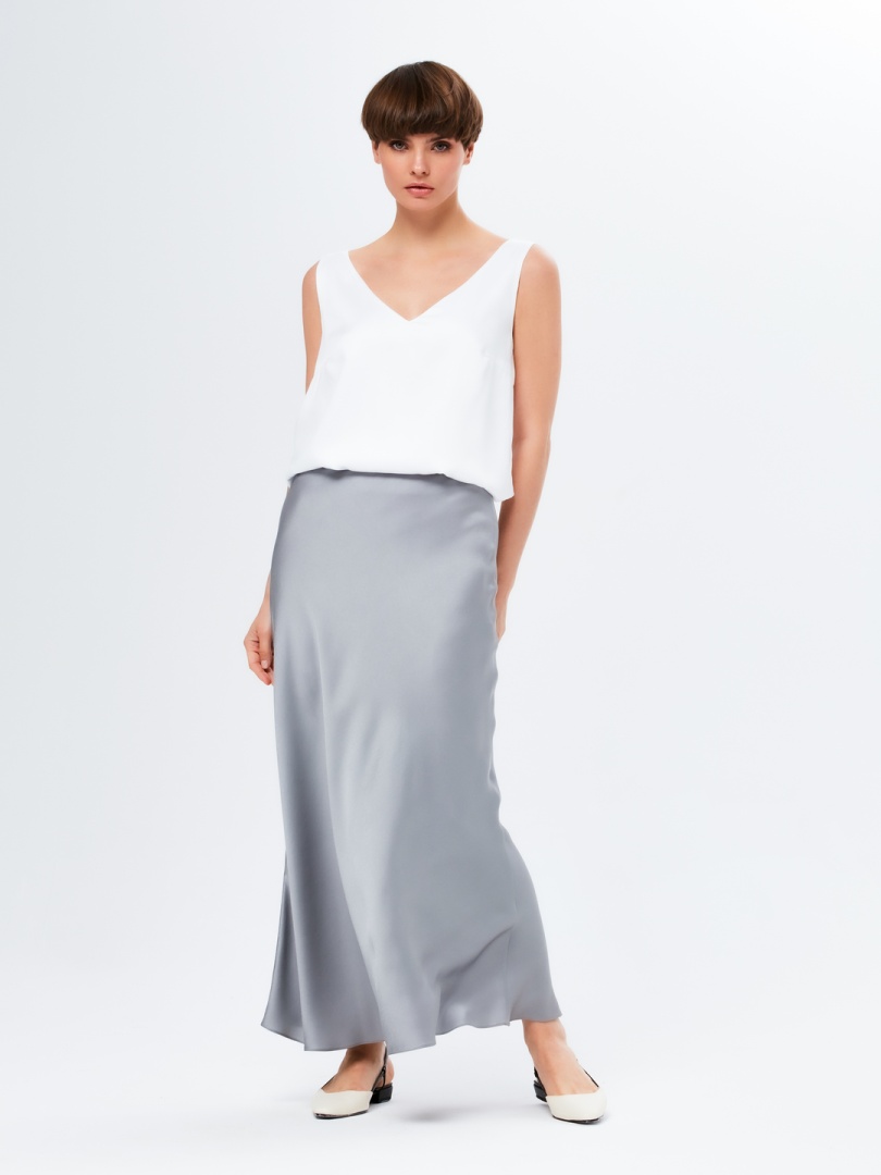 Юбка-макси "Серебристая"