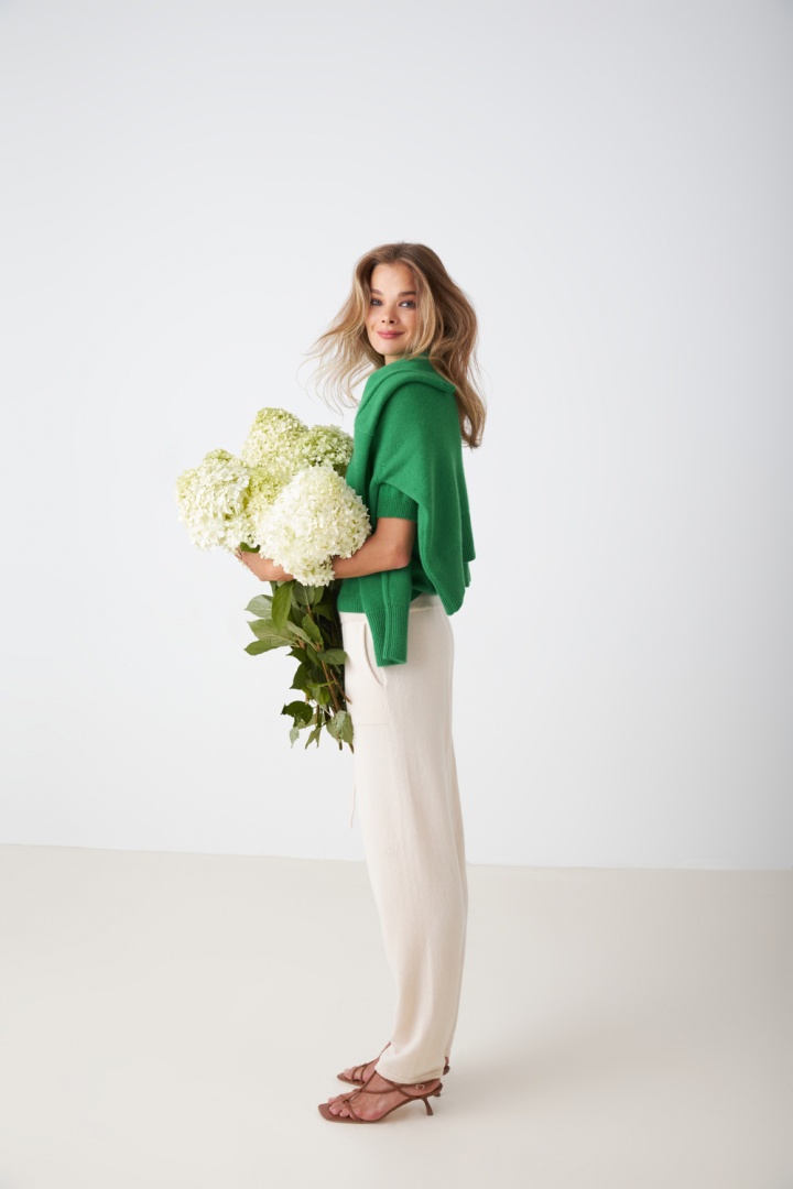 Брюки из кашемира "Взбитые Сливки"