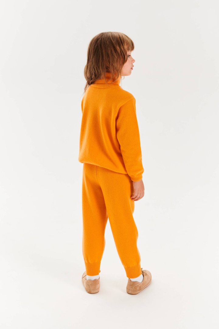 Джоггеры из кашемира детские "Сочный Абрикос" Джоггеры из кашемира детские "Сочный Абрикос"