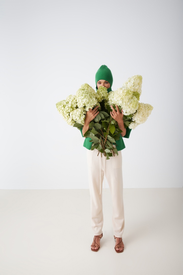 Брюки из кашемира "Взбитые Сливки"