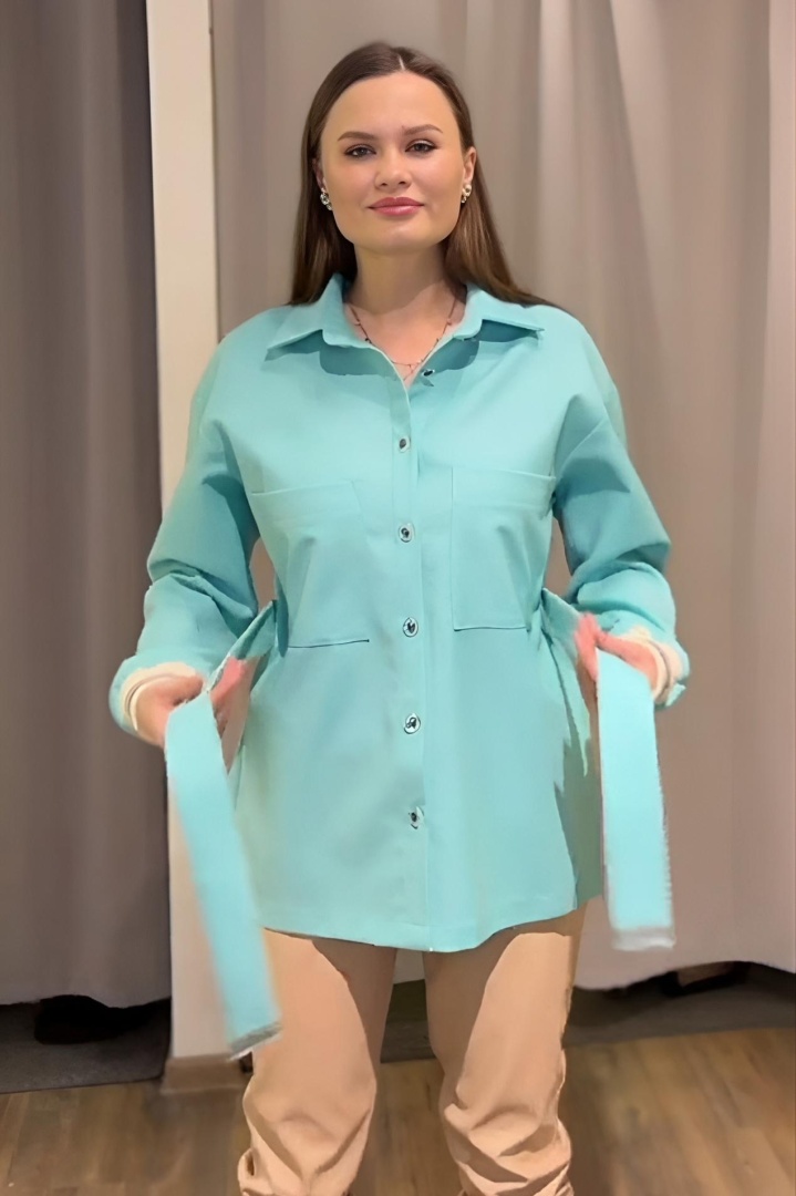 Рубашка "Бирюза"