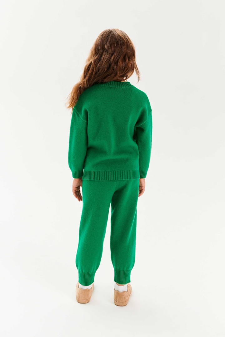 Джоггеры из кашемира детские "Майская Зелень" Джоггеры из кашемира детские "Майская Зелень"