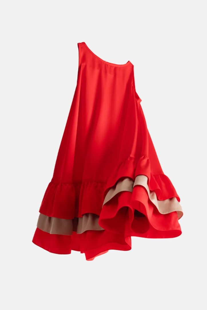 Сарафан-Кармен из шелкового бамбука детский "Алая Роскошь" Сарафан-Кармен из шелкового бамбука детский "Алая Роскошь"