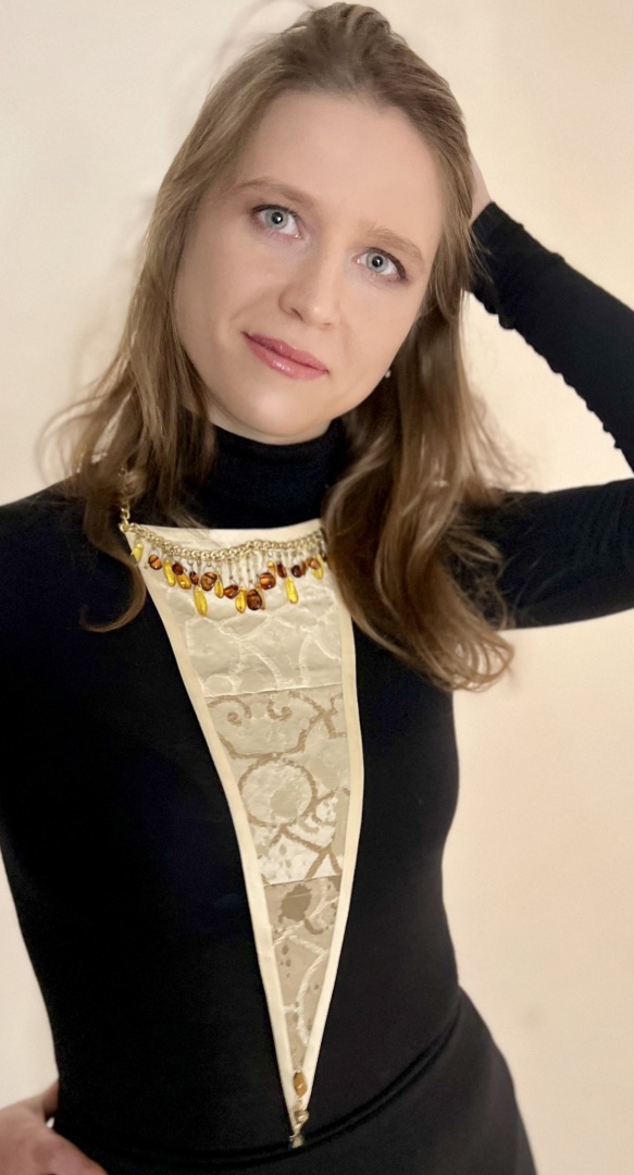 Нежно-золотистый галстук