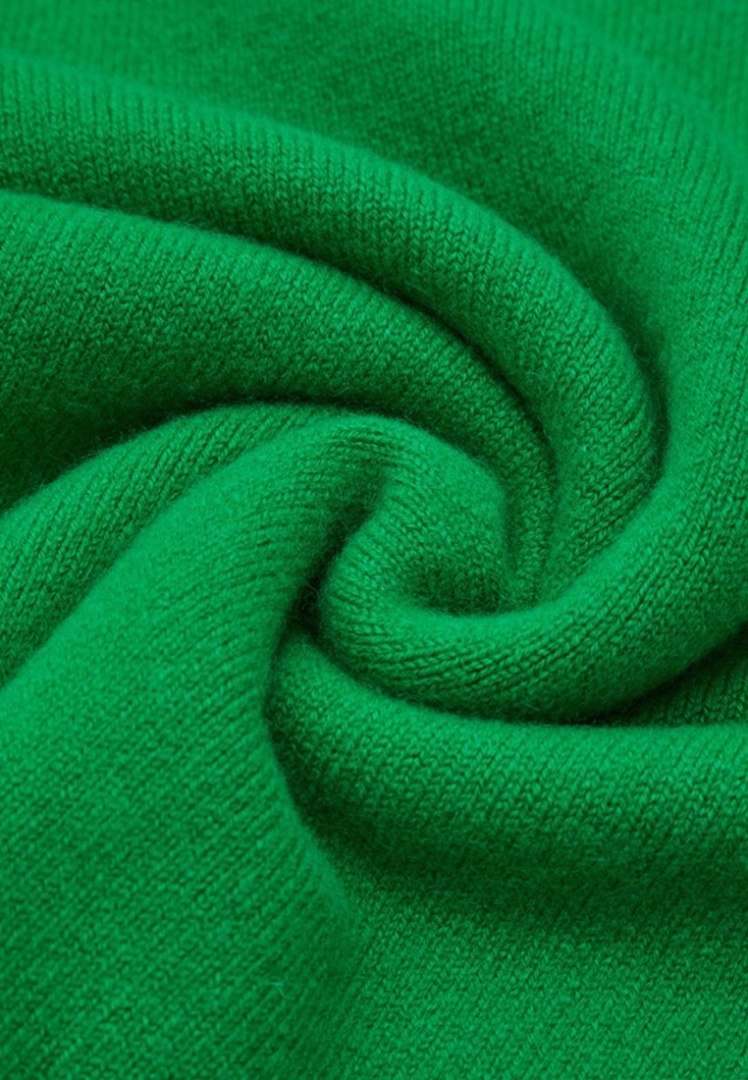 Юбка из кашемира "Майская Зелень"