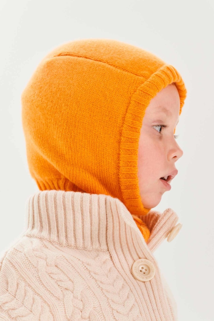 Балаклава из кашемира детская "Сочный Абрикос" Балаклава из кашемира детская "Сочный Абрикос"