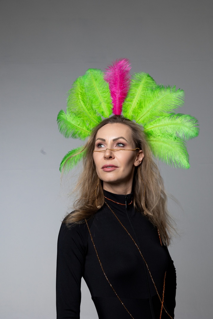 Миты - цепочки для лица цветные