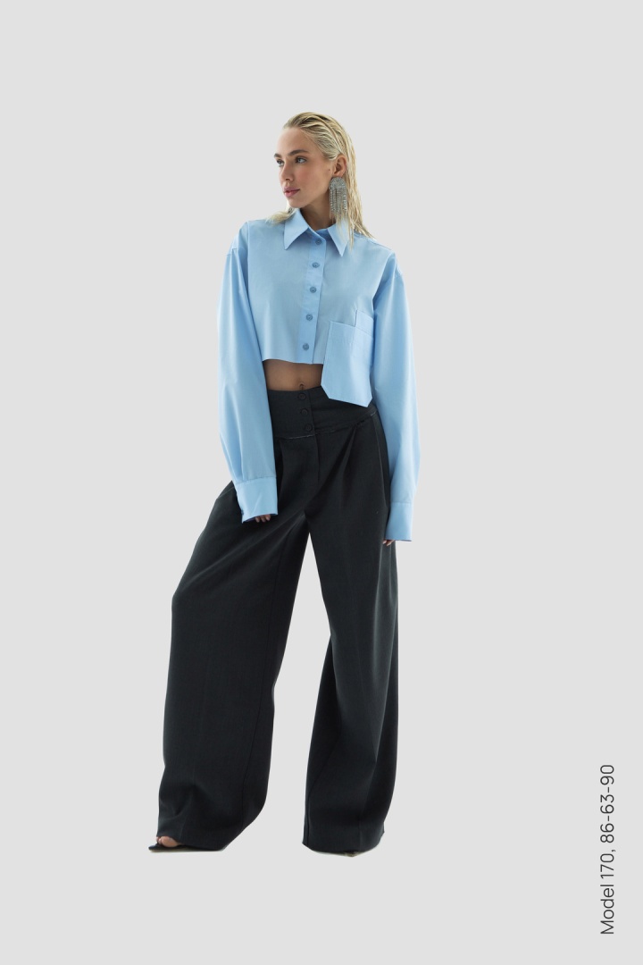 Брюки Street Palazzo Pants Gray