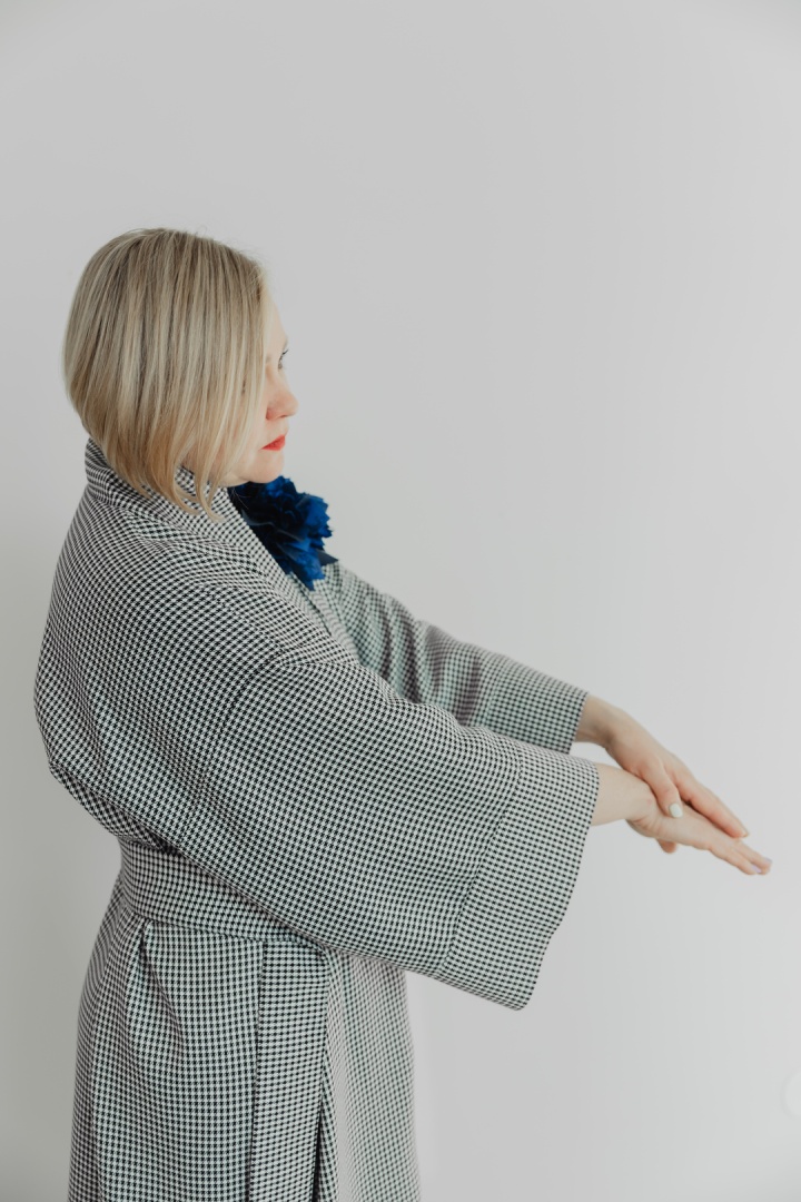 Кимоно "Черный мак"