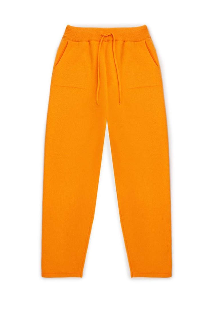 Брюки из кашемира "Сочный Абрикос"