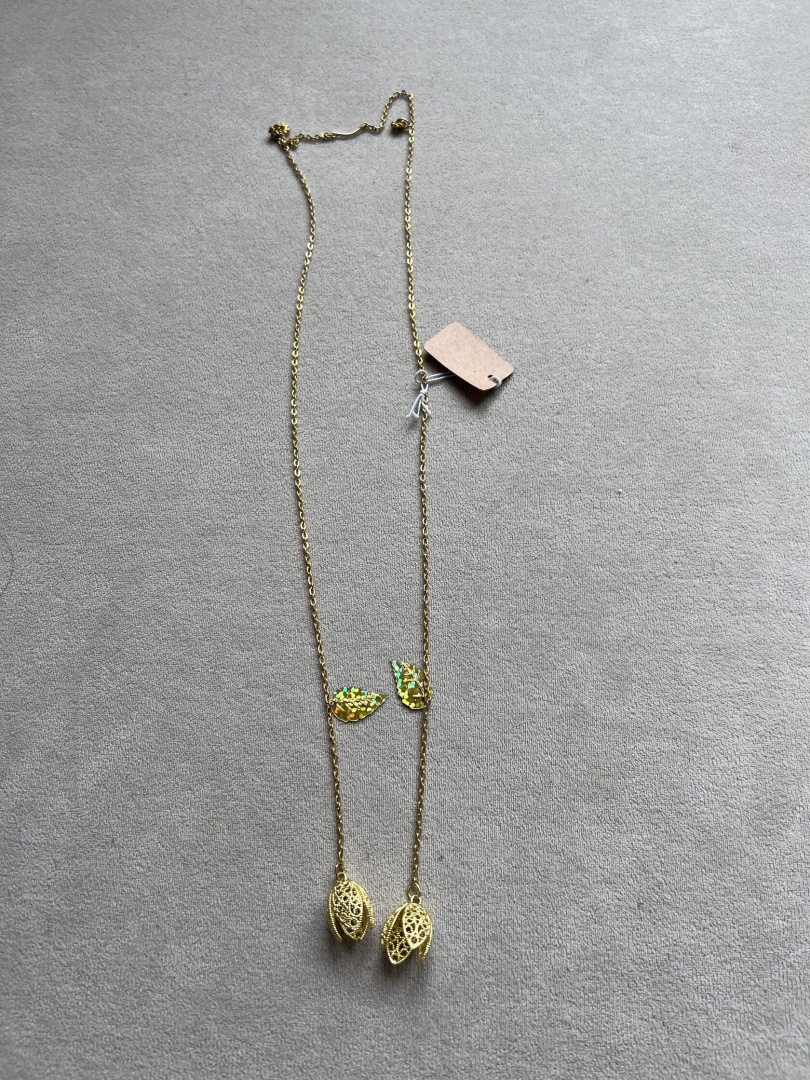 Миты - золотистые цепочки для лица