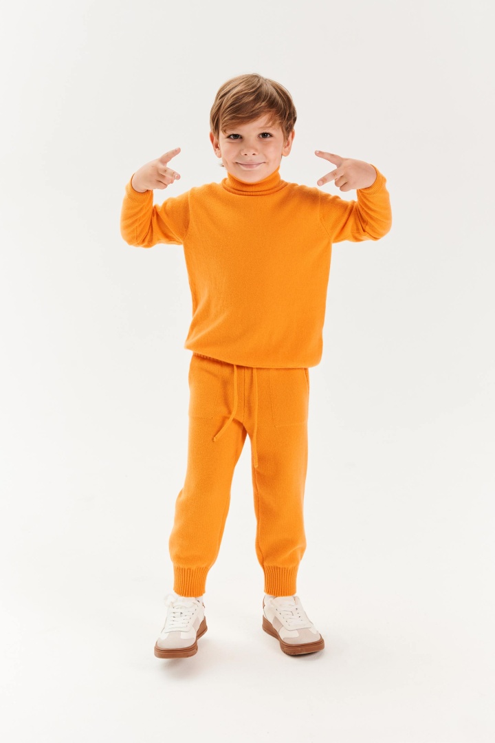 Водолазка из кашемира детская "Сочный Абрикос" Водолазка из кашемира детская "Сочный Абрикос"