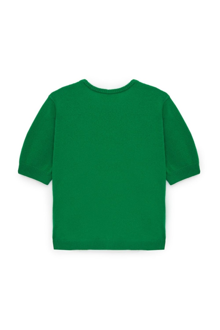 Футболка из кашемира "Майская Зелень"
