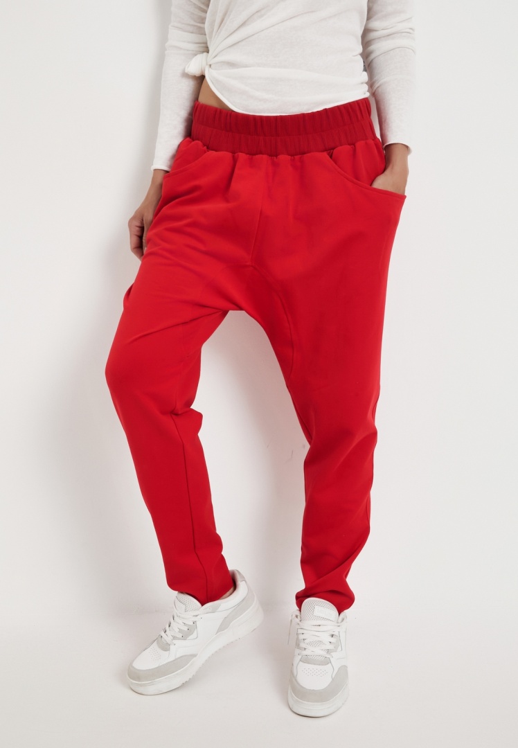 Брюки галифе красные 