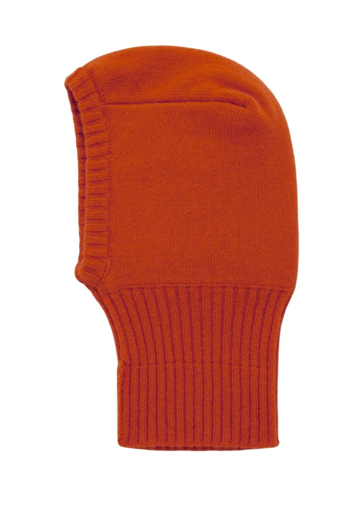 Балаклава из кашемира детская "Терракотовый Закат" Балаклава из кашемира детская "Терракотовый Закат"